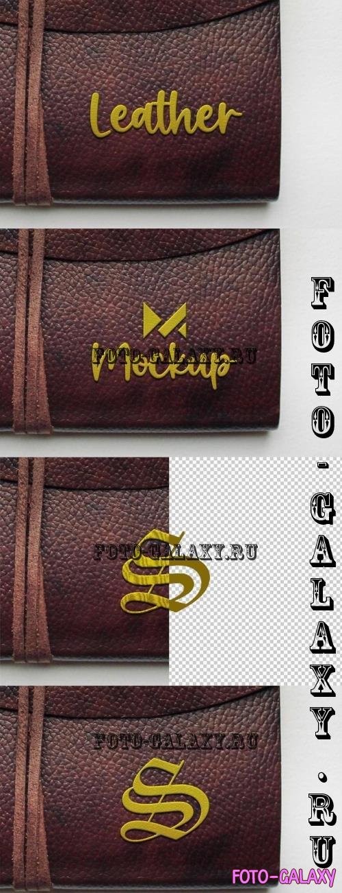 Embroidery Leather Mockup - 42BPQAG