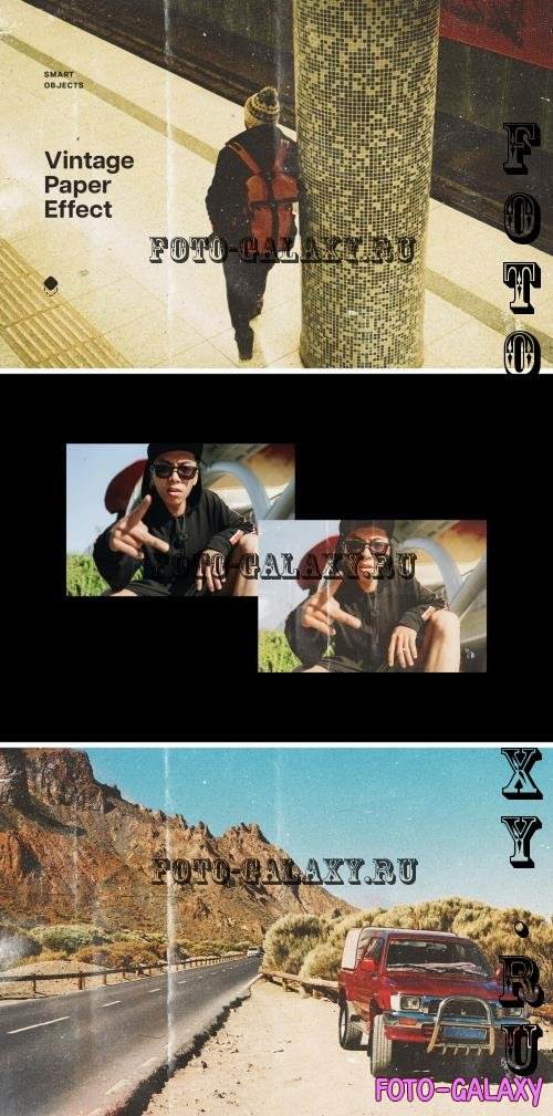 Vintage Paper Photo Effect - 291100933 - XP3AK6N