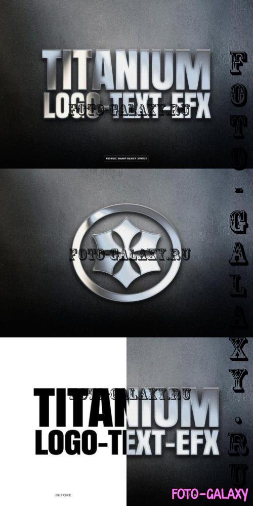 Polished Steel Text & Logo Effect - CDNEC5N