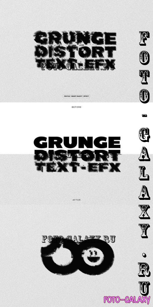 Grunge Distort Text and Logo Effect - VEB2WQH