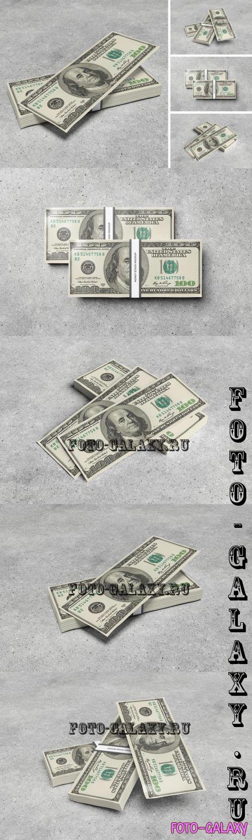 Money Stack Mockup - 2ZHHP3S