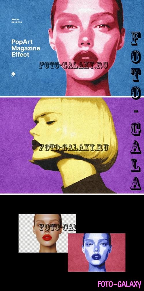 Popart Magazine Print Effect - 291128762 - CJXZPRV