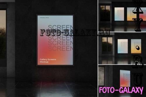 Gallery Screens Mockup - 3HSJUEW