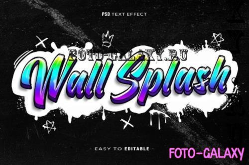 WallSplash Graffiti Text Effect - QBS2WG2