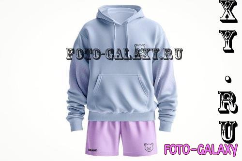 Casual Hoodie Outfit Mockup - JV46DT6