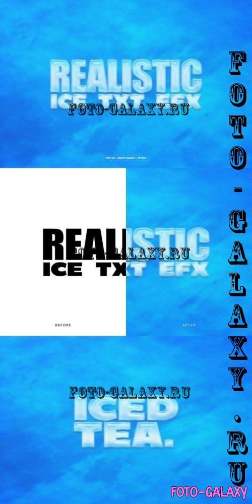 Realistic Ice Text and Logo Effect - 7Y3US9M