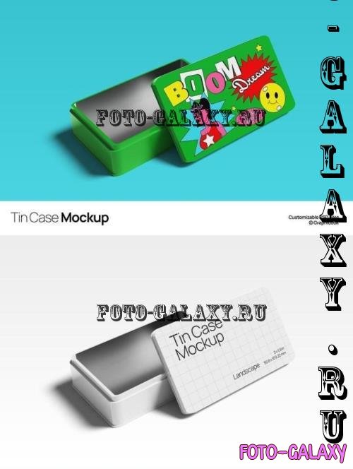 Tin Case Mockup - 6R4RJJG