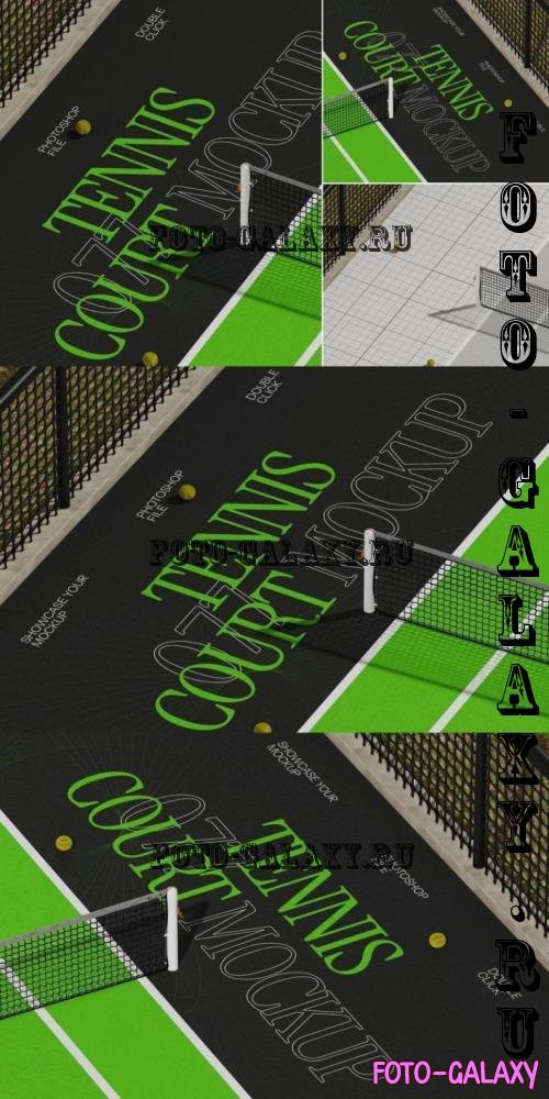 Tennis Court Mockup - AXP8KQ3