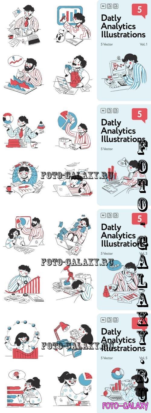 Datly Analytics Illustrations Bundle Vol.1 - Vol.5 - VD9LVLQ - JKLJVYJ - VXF84D6 - GKX7YMA