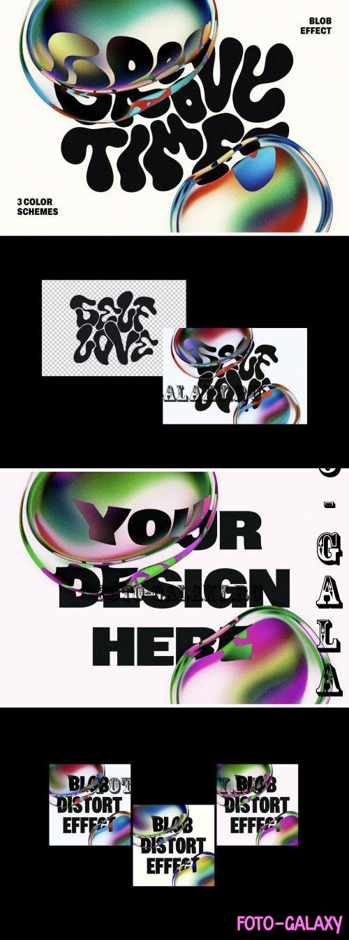 Color Blob Text & Logo Effect - 291100873