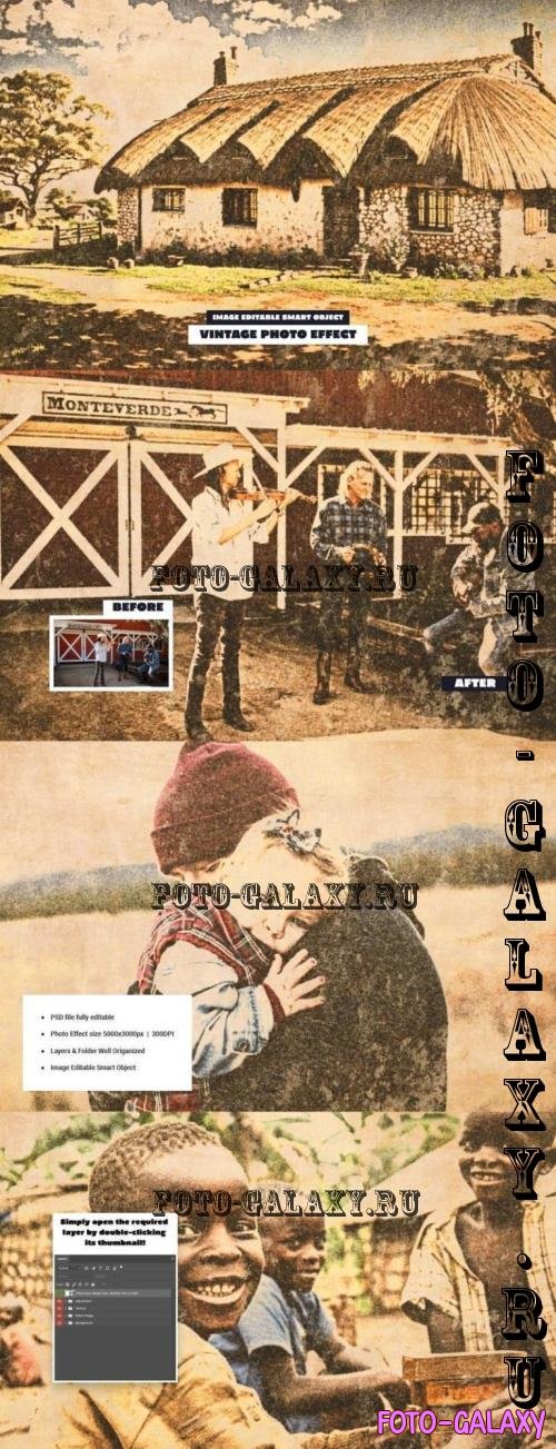 Vintage Photo Effect - 291135002 - A8ZD5AG