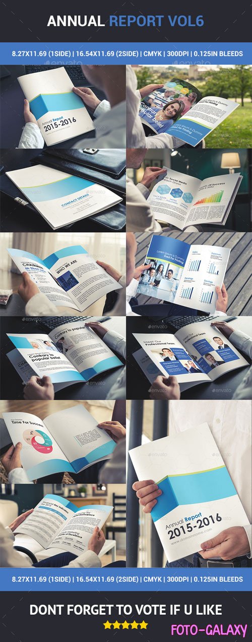 Annual Report Catalogue - Multipurpose Brochure Templates for Illustrator