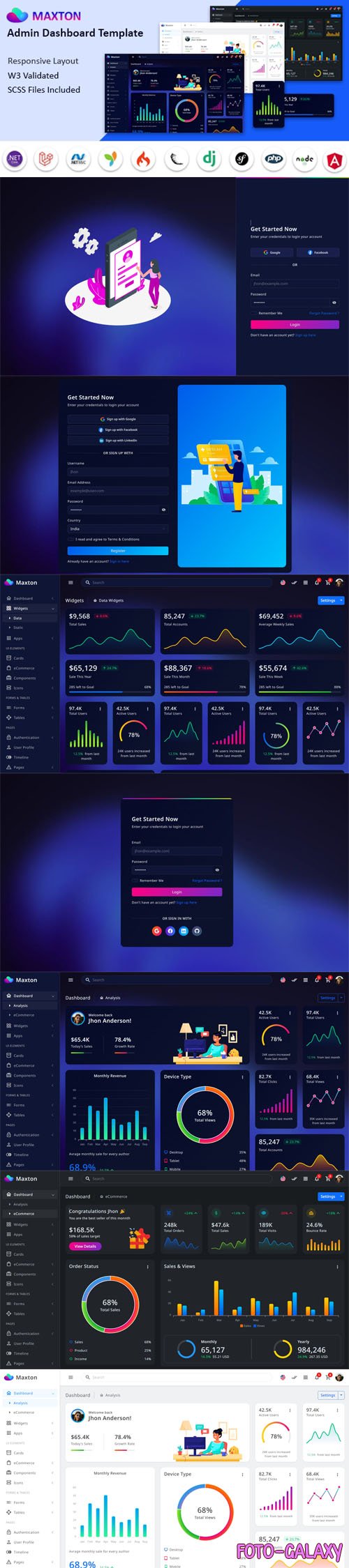 Themeforest - Maxton - Admin Dashboard Template v1.0.0