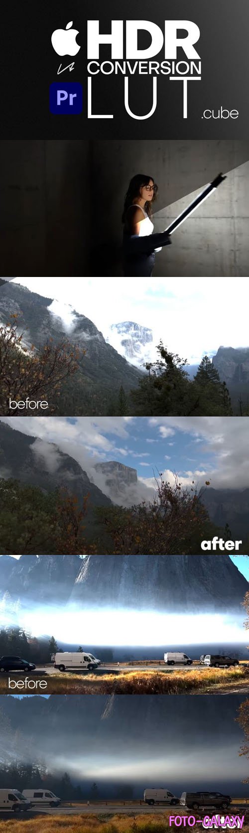 iPhone HDR Conversion Input LUT for Adobe Premiere Pro