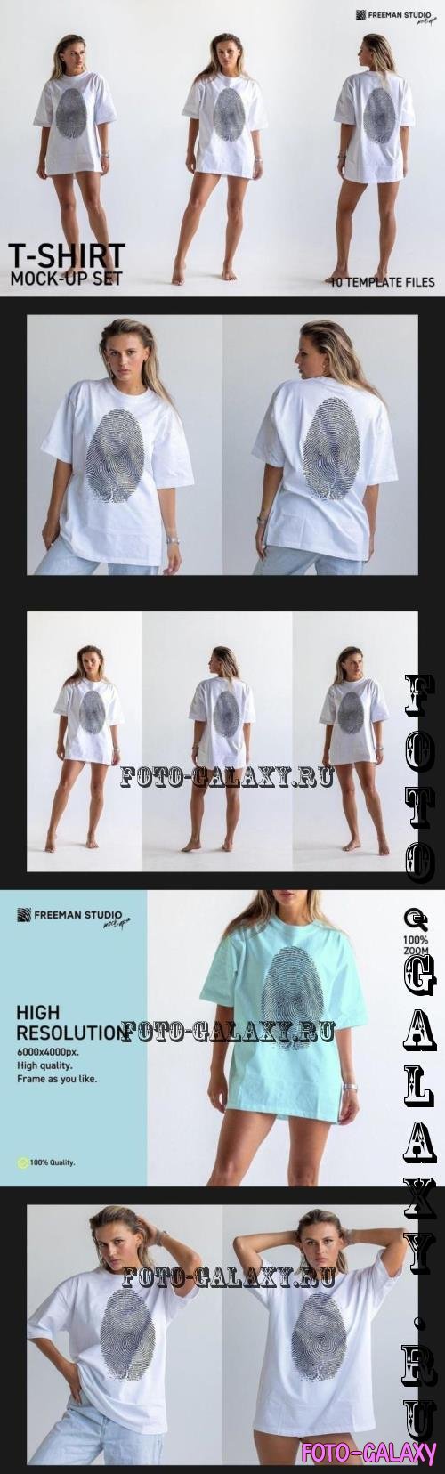 T-Shirt Mock-Up Set - 279506022 - E2FBUA6