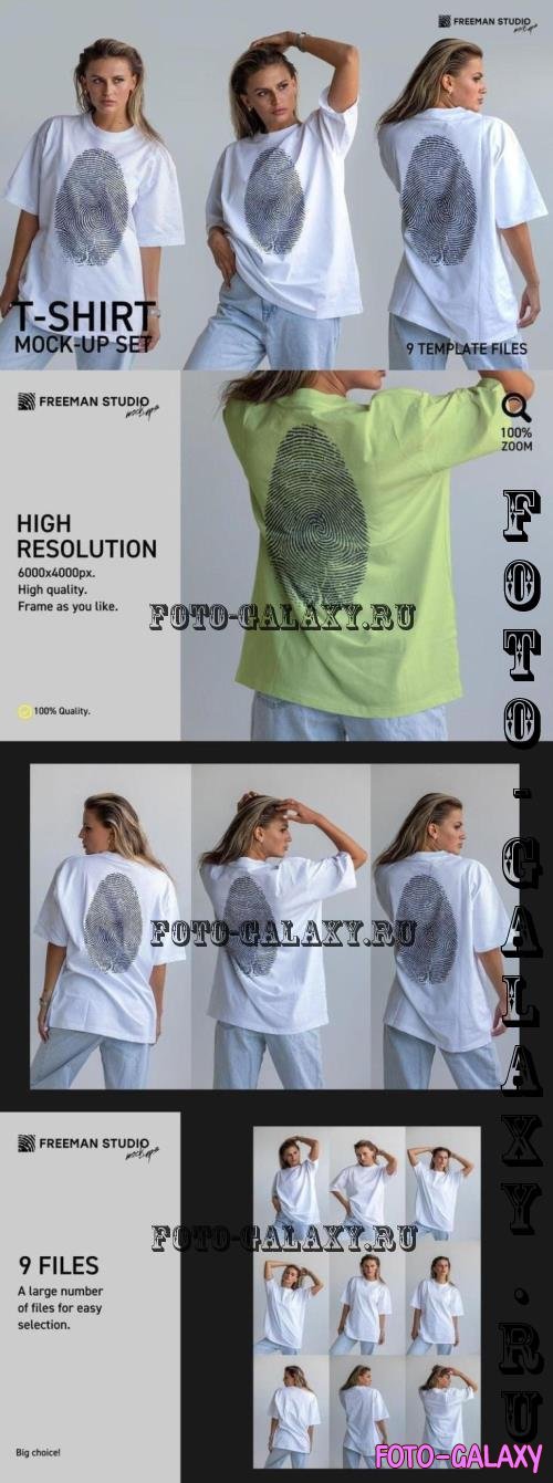 T-Shirt Mock-Up Set - 280061257 - 99YLZEQ