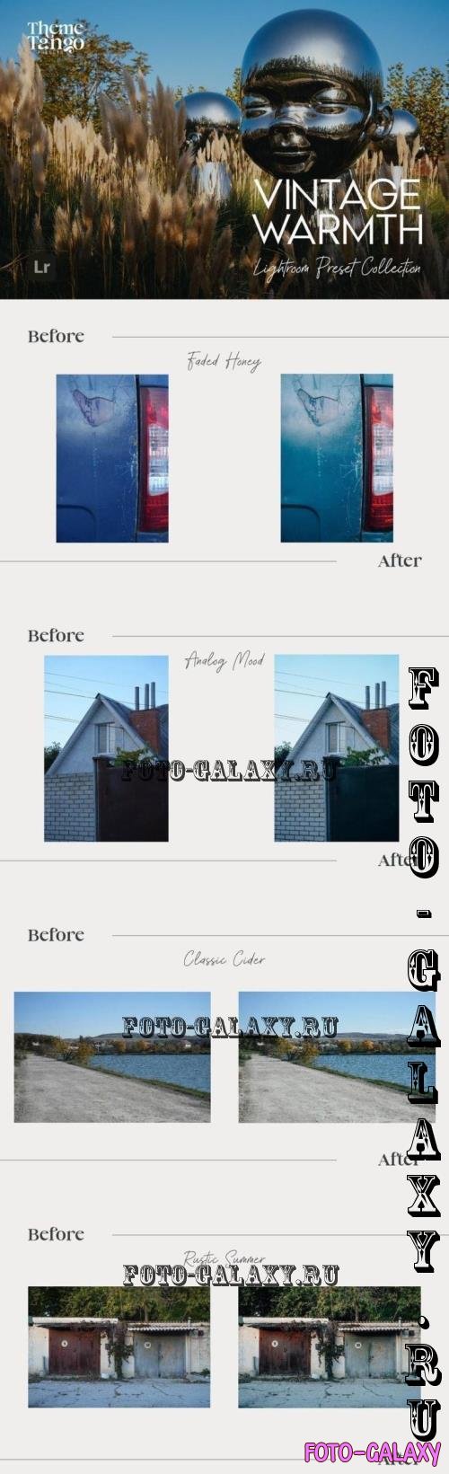 12 Warm Vintage Film Lightroom Presets - YDDBYVV