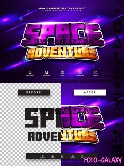 Space Adventure Editable Text Effect - 279848603 - KAFHPTY