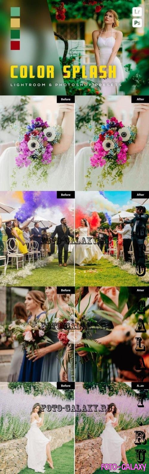 6 Color Splash Lightroom and Photoshop presets - DUUMGD3