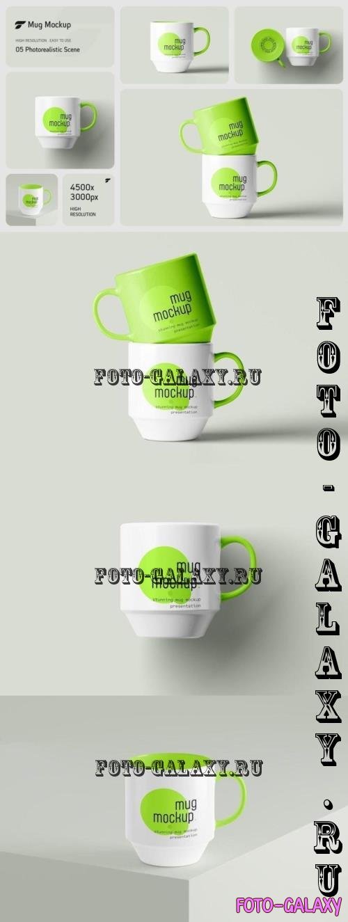 Ceramic Mug Mockup Set - MWQKMDY