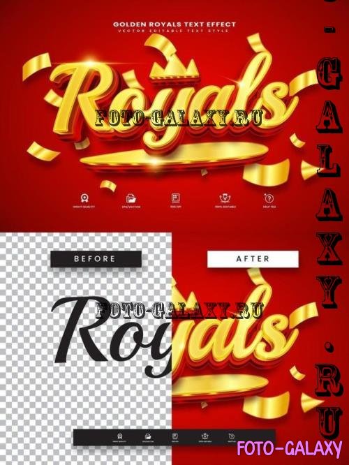 Golden Royals Editable Text Effect - 280101372 - U5CT9KX