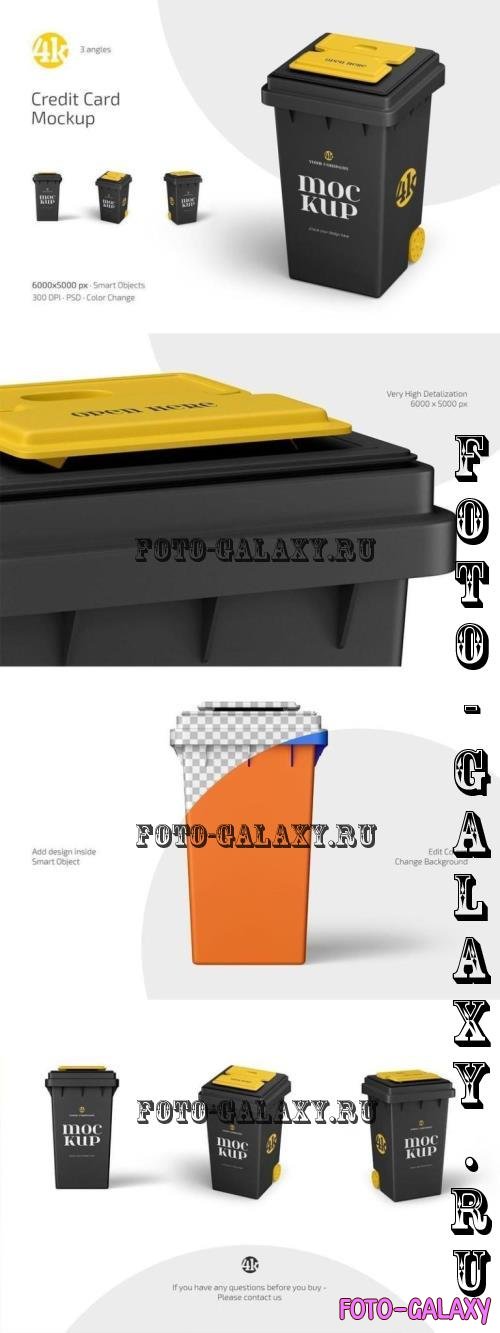 Rubbish Bin Mockup Set - 291146250 - PHGC6GW