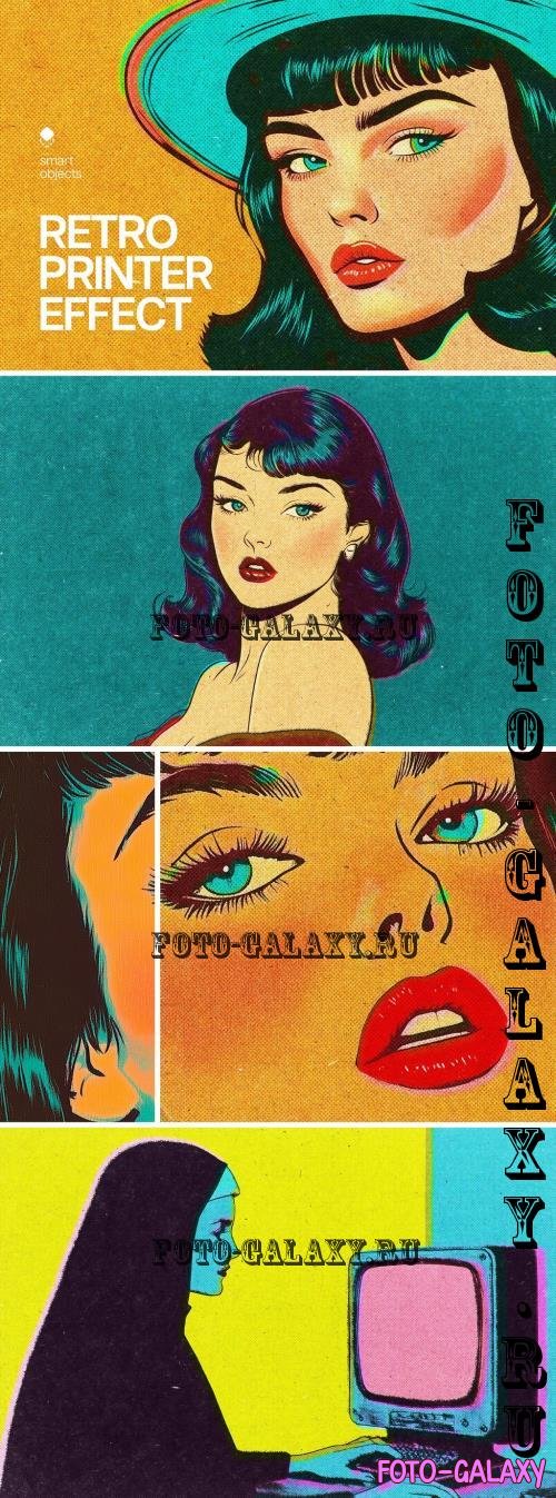 Retro Printer Design Template - 291148246 - VGEQLBA
