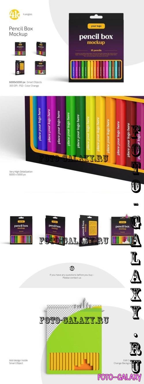 Pencil Box Mockup Set - 291160851 - 2TNX6F5