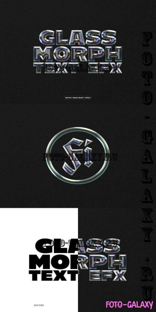 Chroma Glassmorph Text and Logo Effect - WJZFRND