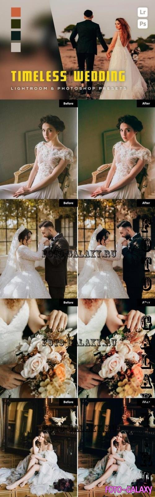 6 Timeless Wedding Lightroom and Photoshop Presets - P5Q7V93