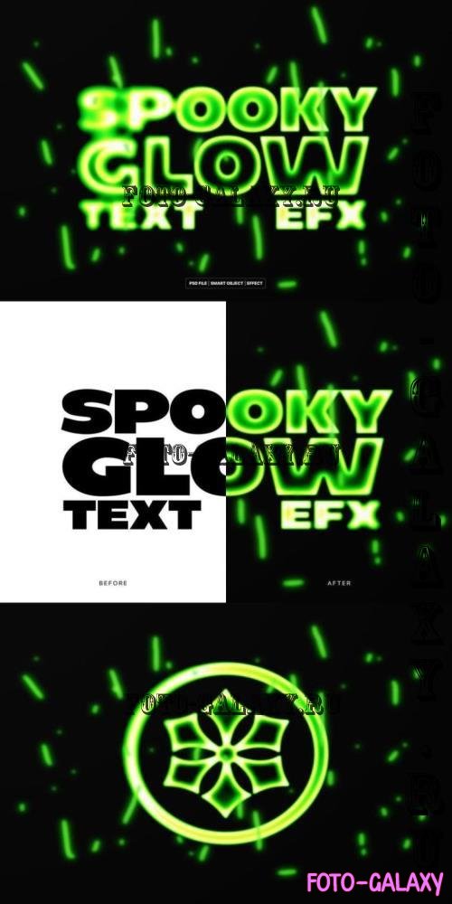 Spooky Glow Text and Logo Effect - GQEMX6F