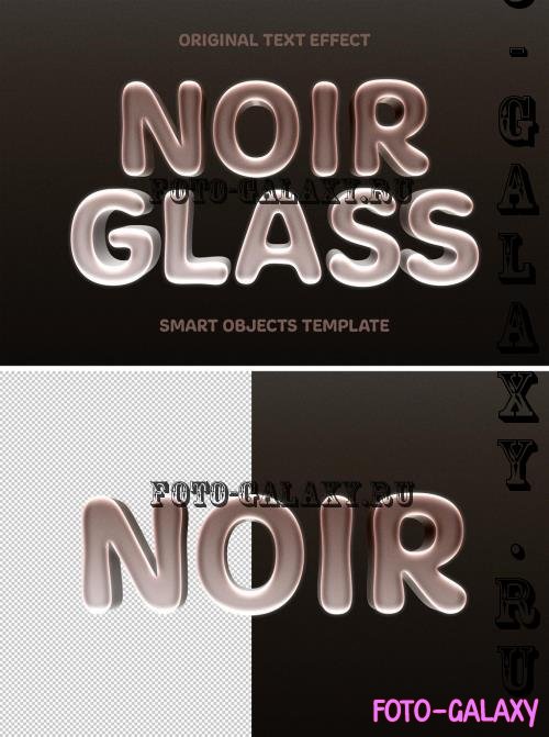 Noir Glass Text Effect - 291148364