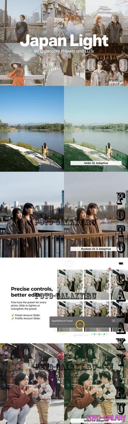 20 Japan Light Lightroom Presets and LUTs - 35Y3TMV