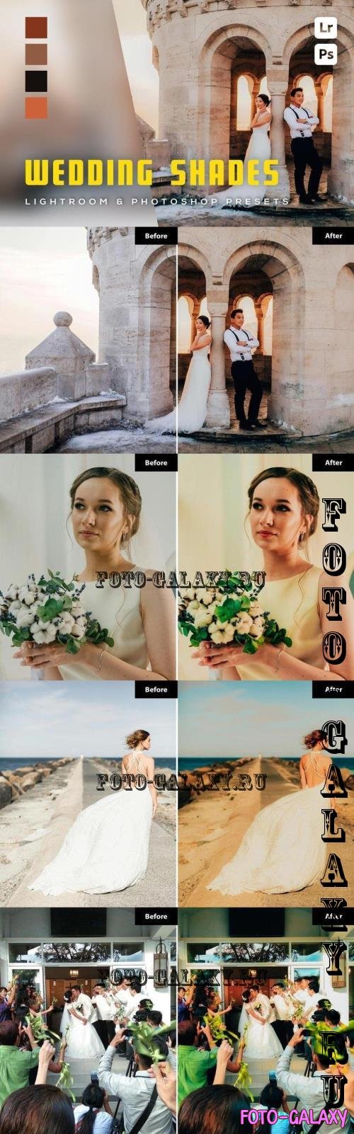 6 Wedding Shades Lightroom and Photoshop Presets - CXUC94Z