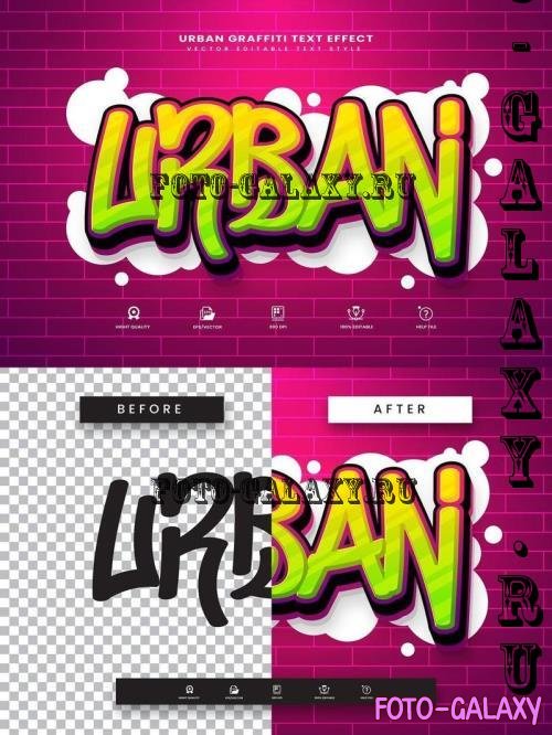 Urban Graffiti Editable Text Effect - 279992289 - 8GB8H5D