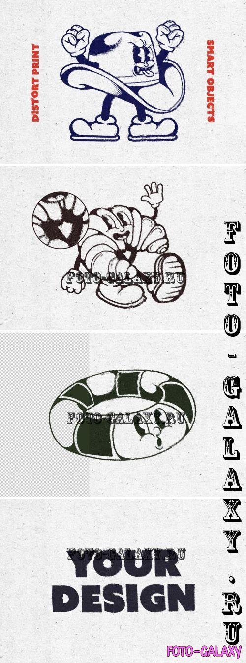 Distorted Print Text & Logo Effect - 291163965 - P472AY4