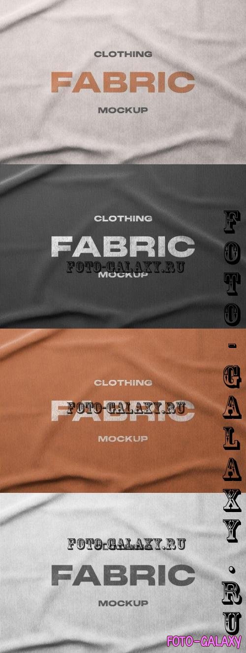 Fabric Logo Mockup - 7ZDQDZY