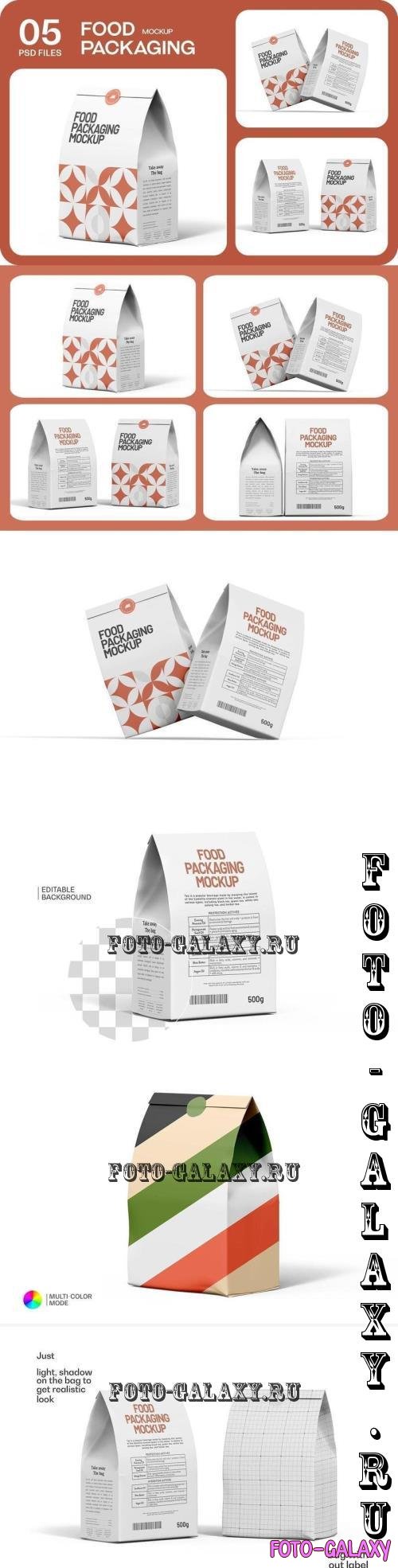 Food Paper Bag Mockup - 5VJDD53