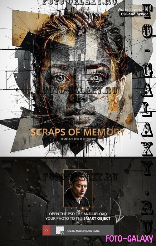 Scraps of Memory Template for Photoshop - 56772150 - MMK7TU2