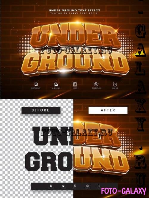 Under Ground Editable Text Effect - 280101379 - FBSD97T