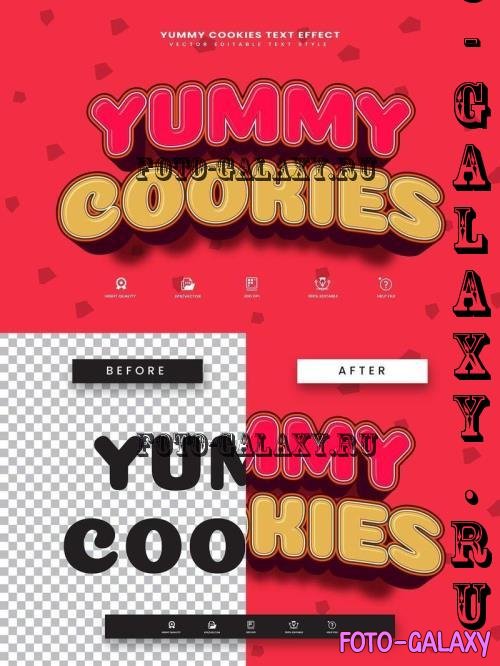 Yummy Cookies Editable Text Effect - 280183021 - NYSQYW5