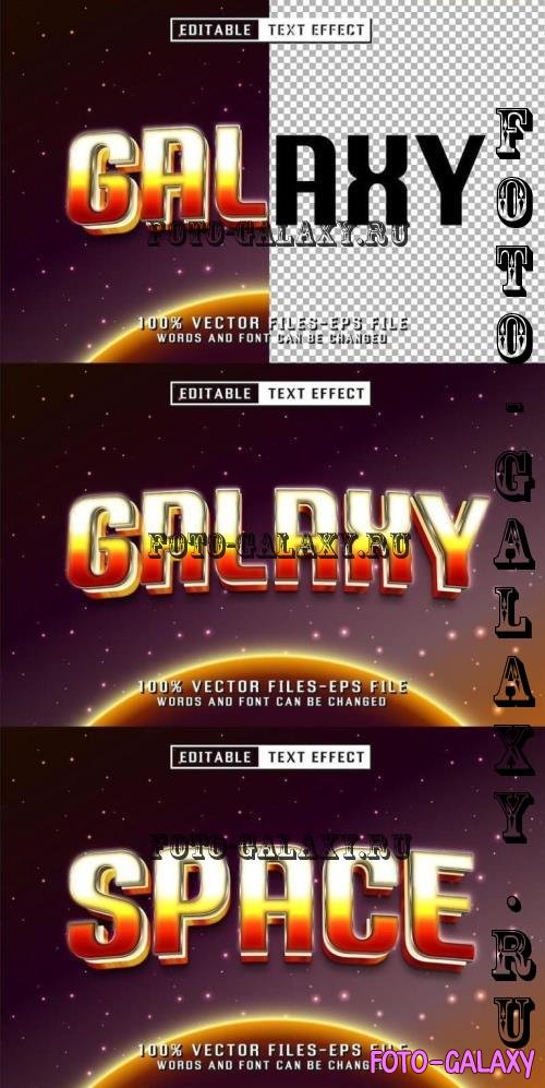 Galaxy 3d Text - Editable Text Effect - W8NRASY