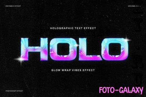 Holo Text Effect - WQGMQFE