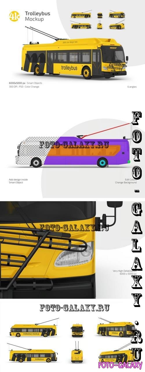 Trolleybus Mockup Set - 291190696 - LH3BFWS