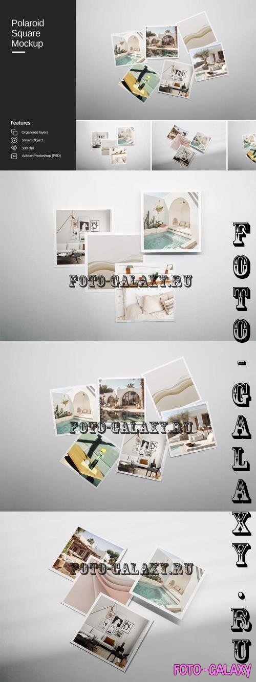 Polaroid Square Mockup - NN9BGKF