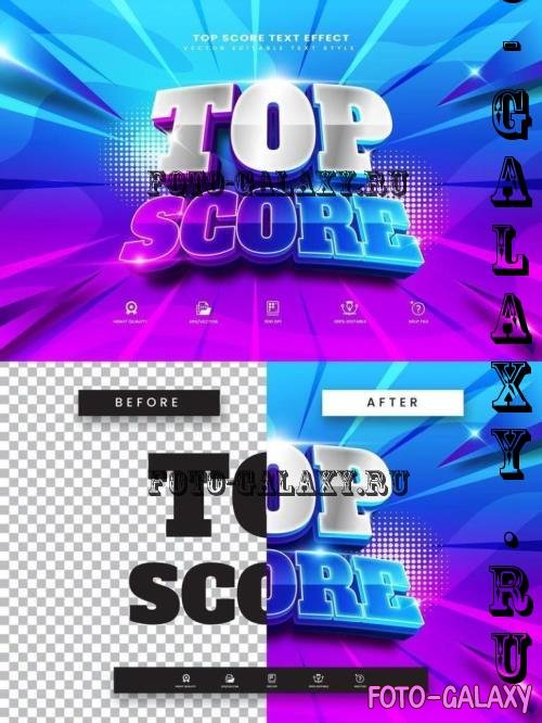 Top Score Editable Text Effect - 279794810 - UCMF24D