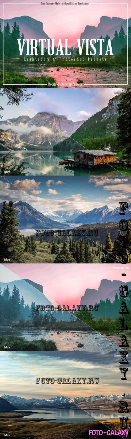 Virtual Vista Lightroom and Photoshop Presets - QSWCHRV