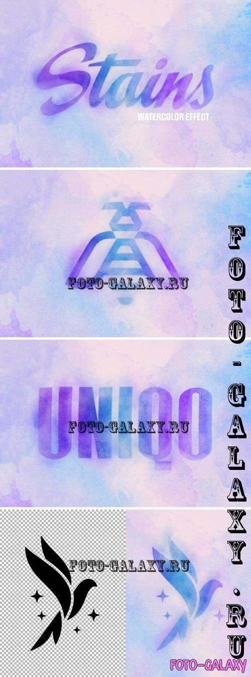 Aquarelle Colorful Text Effect - 290851587 - FZ8W2JR