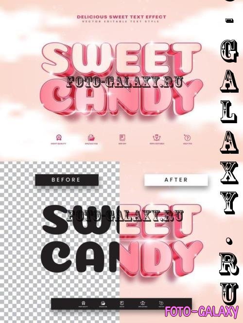Sweet Candy Editable Text Effect - 280354228 - 9ZEH9UP