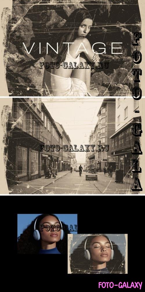 Grunge Vintage Photo Effect - 290933221 - 9SNEKAR